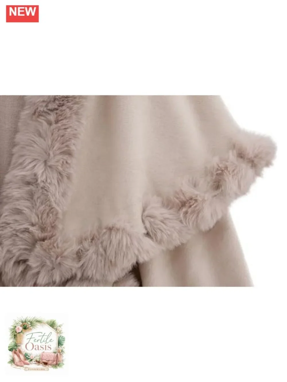 80% Faux Fur Wrap Shawl for Women Winter Warm Bridal Cardigan Coat
